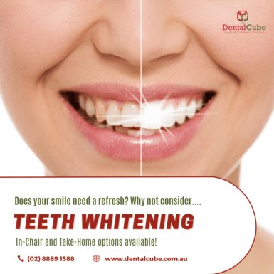 Teeth Whitening Advertisement.